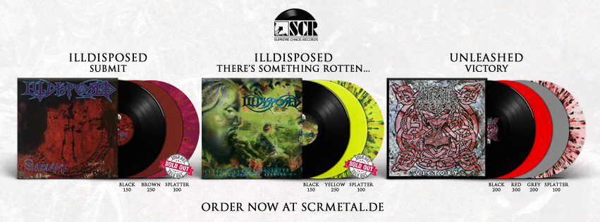Illdisposed - Submit LP | Illdisposed - There's something rotten...in the state of Denmark LP | Unleashed - Victory LP