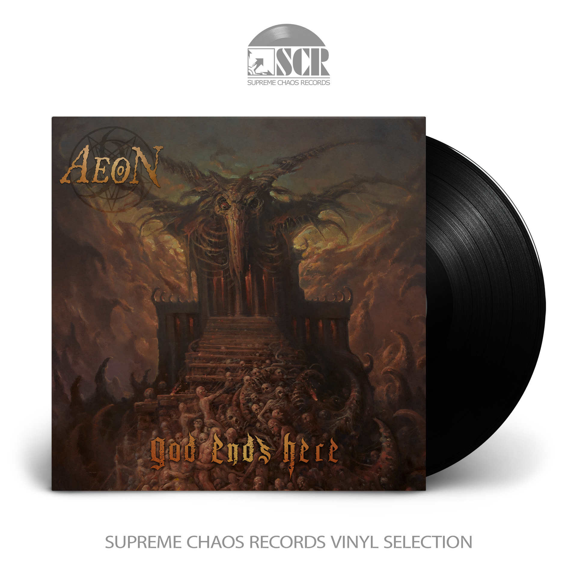 AEON - God Ends Here [BLACK] (LP)