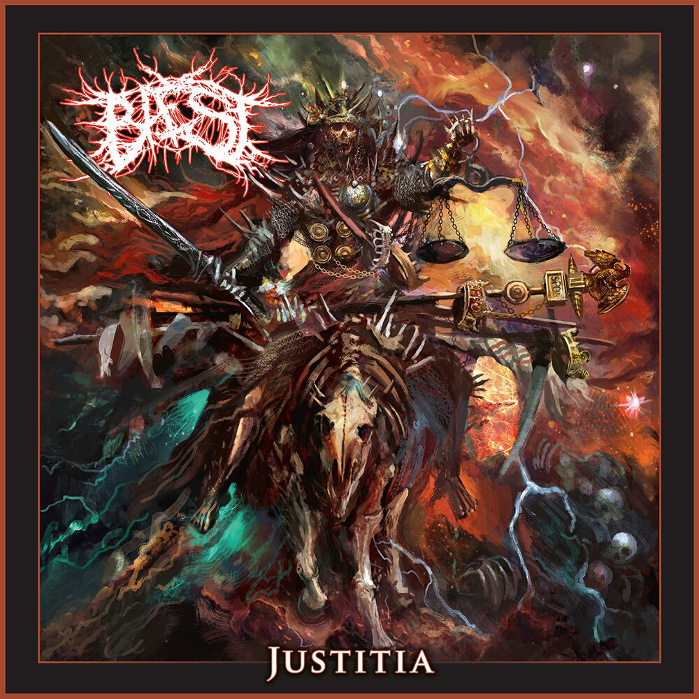 BAEST - Justitia [ORANGE/BLACK] (LP)