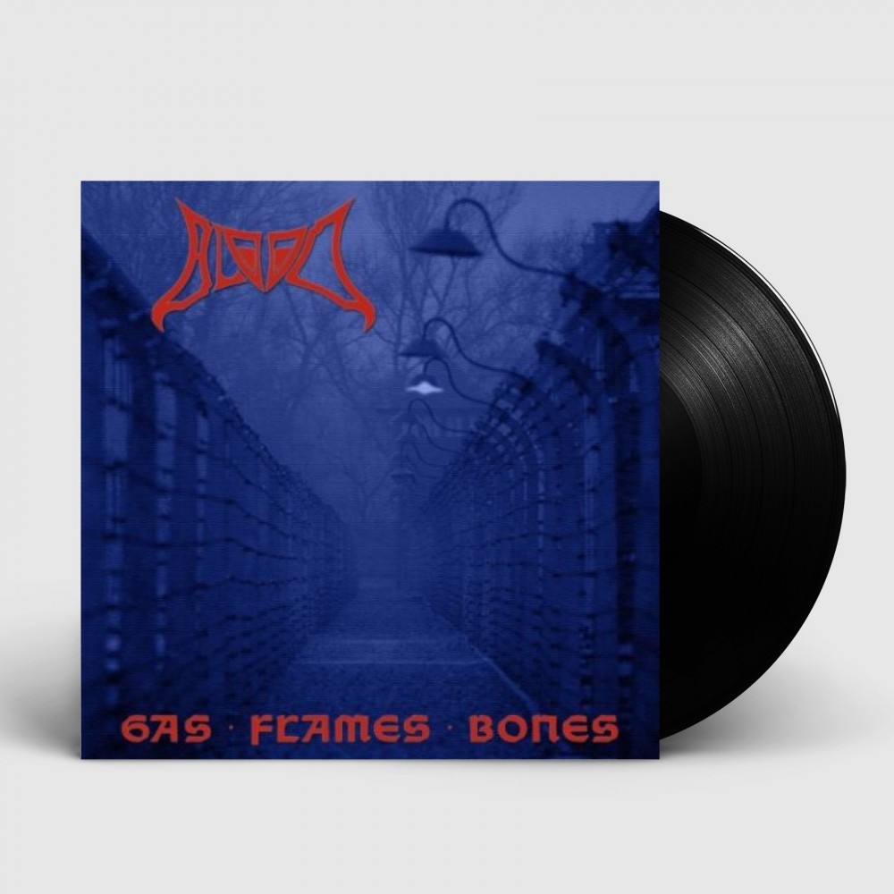 BLOOD - Gas · Flames · Bones [BLACK] (LP)