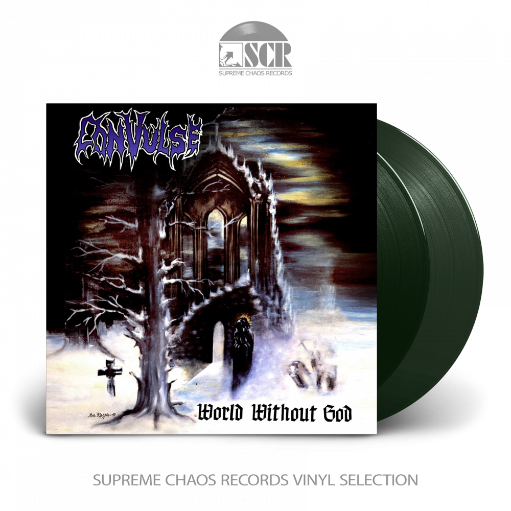 CONVULSE - World Without God [SWAMP GREEN] (DLP)