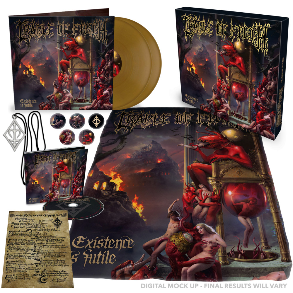 CRADLE OF FILTH - Existence Is Futile [GOLD DLP+CD DELUXE BOX] (BOXLP)