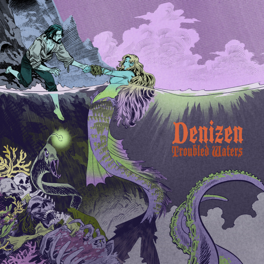 DENIZEN - Troubled Waters [PINK] (LP)