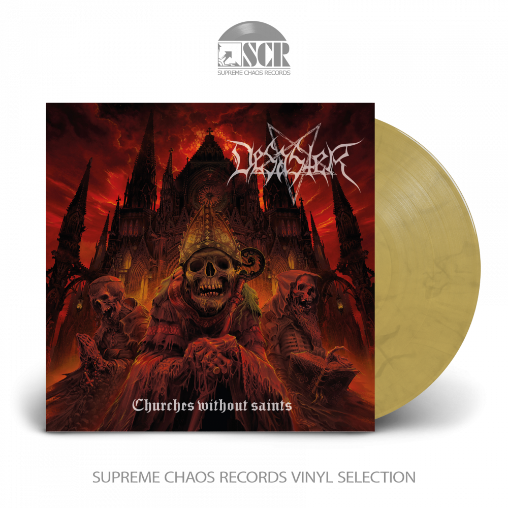 DESASTER - Churches Without Saints [DARK GOLDENROD] (LP)