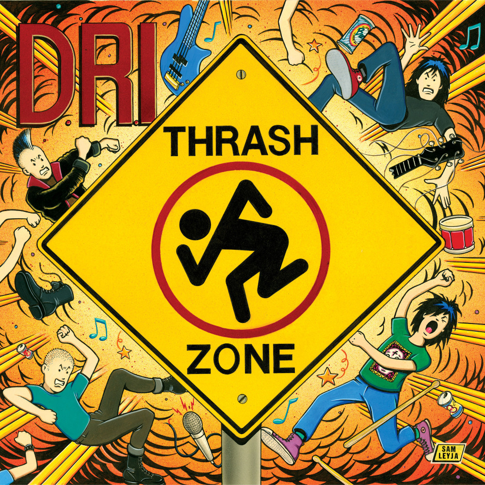 DRI - Thrash Zone [ORANGE] (LP)