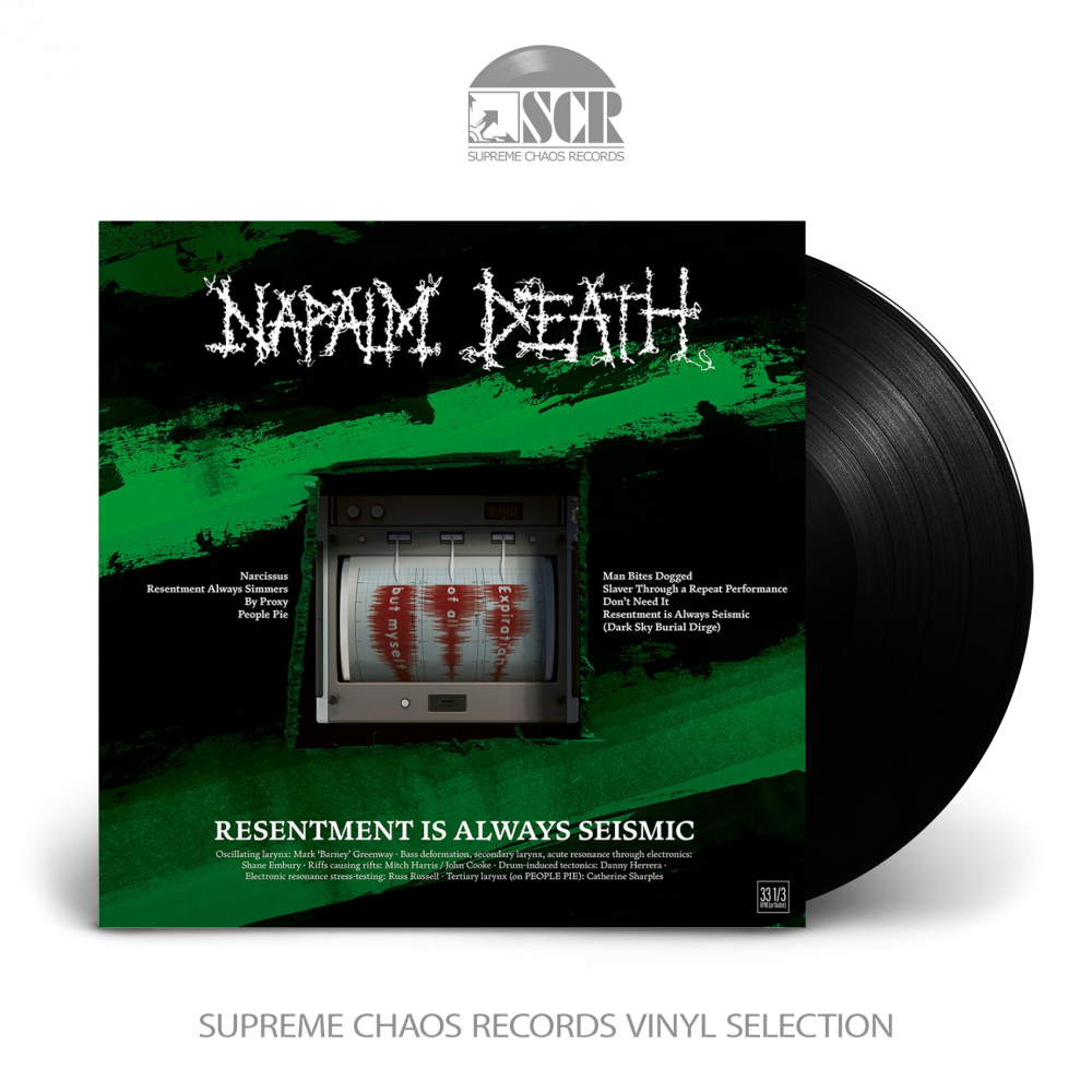 NAPALM DEATH - Resentment is Always Seismic - a final throw of Throes [BLACK] (LP)