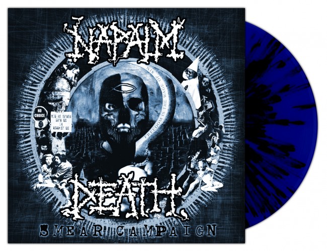 NAPALM DEATH - Smear Campaign [BLUE/BLACK] (LP)