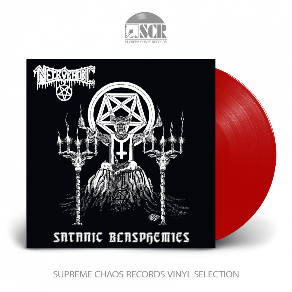 NECROPHOBIC - Satanic Blasphemies [RED] (LP)