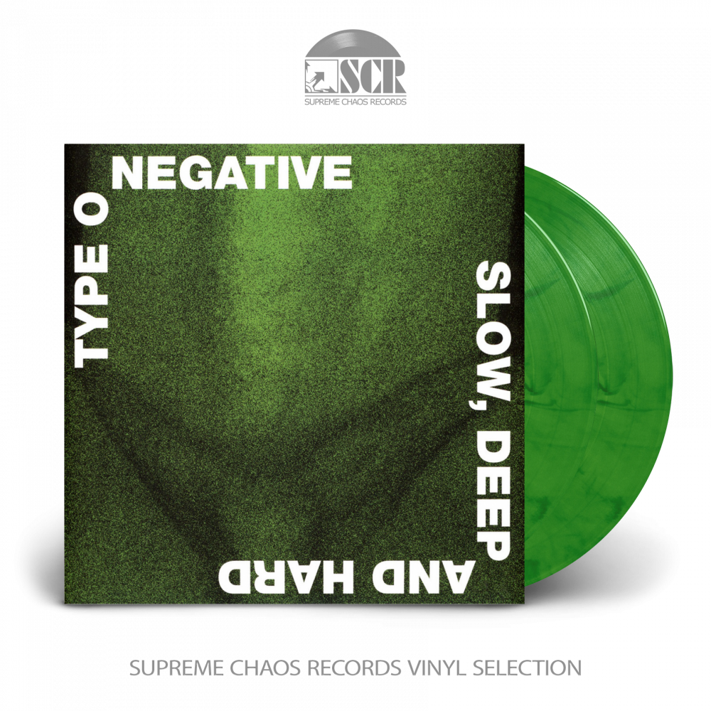 TYPE O NEGATIVE - Slow, Deep And Hard [GREEN/BLACK] (SLP)