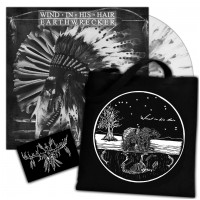 WIND IN HIS HAIR - Earthwrecker [WHITE SPLATTER+PATCH+TOTE BAG] (LP)